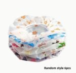 Set of 6 High-Quality Waterproof Shower Caps - Image 2
